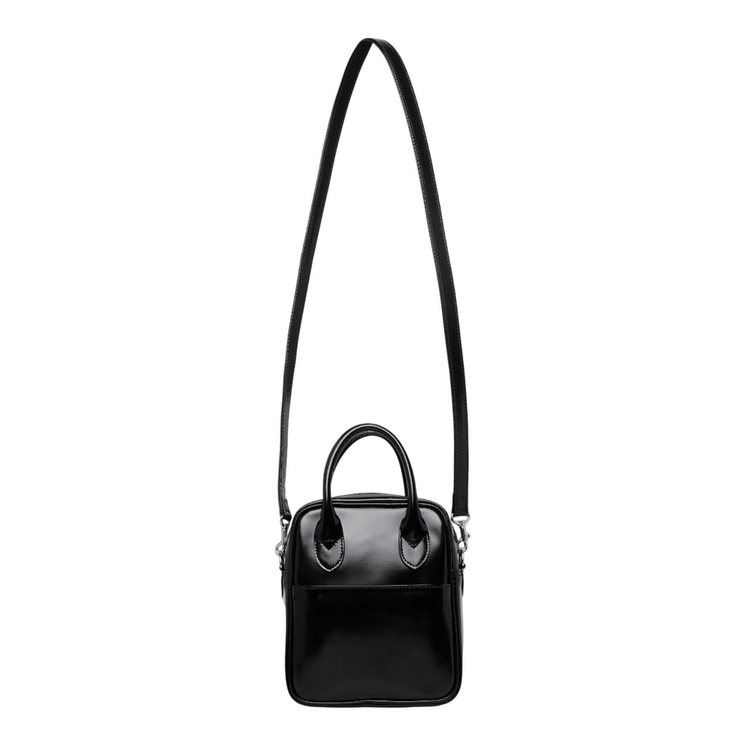Club21 - COMME des GARCONS - Black Longer Square Sling Bag - TOP HANDLE - Black
