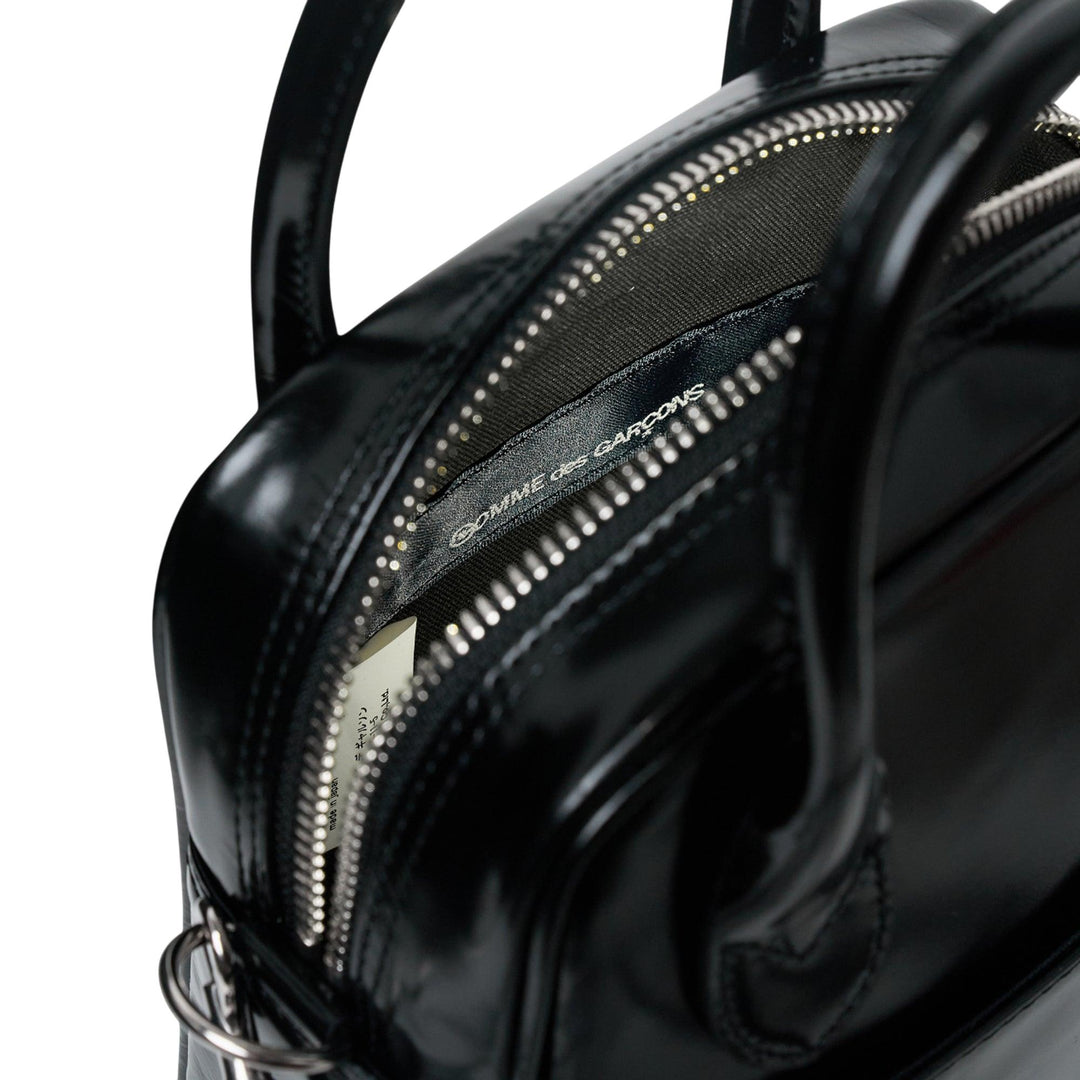 Club21 - COMME des GARCONS - Black Longer Square Sling Bag - TOP HANDLE - Black