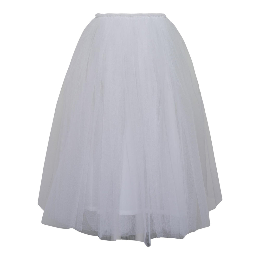 Club21 - COMME des GARCONS COMME des GARCONS - Hard Tulle Basic Skirt - SKIRTS - White