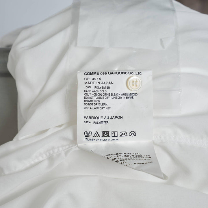 Club21 - COMME des GARCONS COMME des GARCONS - Pleated Long Blouse - BLOUSES - White