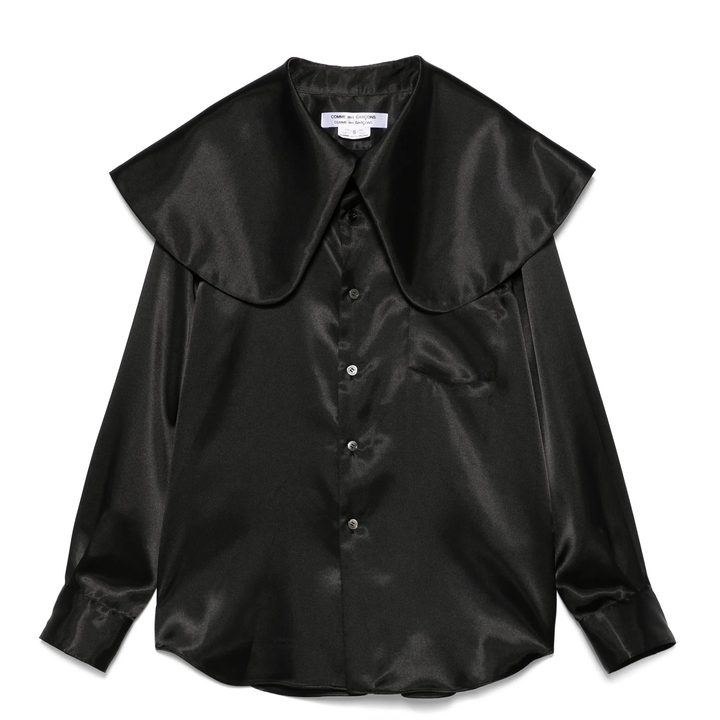 COMME_des_GARCONS_COMME_des_GARCONS_Polyester_Satin_Thin_Blouse_Black