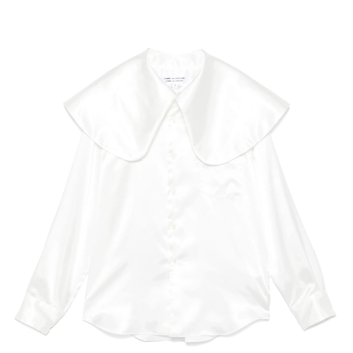 COMME_des_GARCONS_COMME_des_GARCONS_Polyester_Satin_Thin_Blouse_White