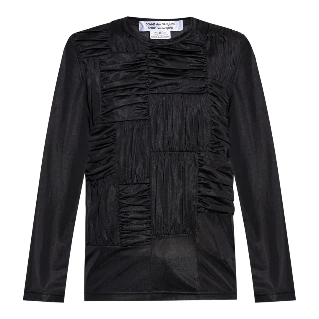 Club21 - COMME des GARCONS COMME des GARCONS - Polyester Tricot T-Shirt - TEES - Black