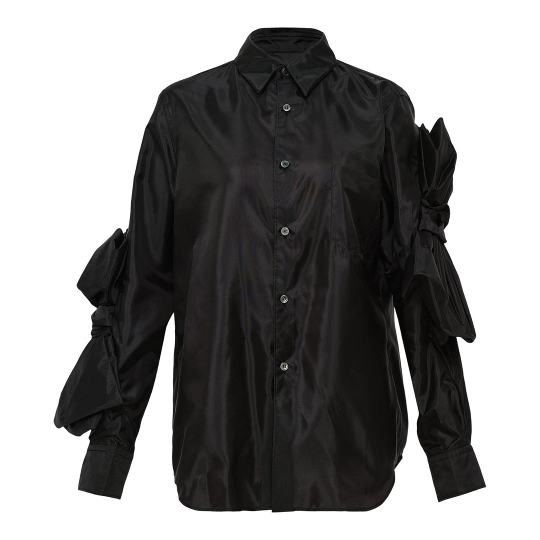 Club21 - COMME des GARCONS COMME des GARCONS - Sleeve Bowknot Blouse - BLOUSES - Black