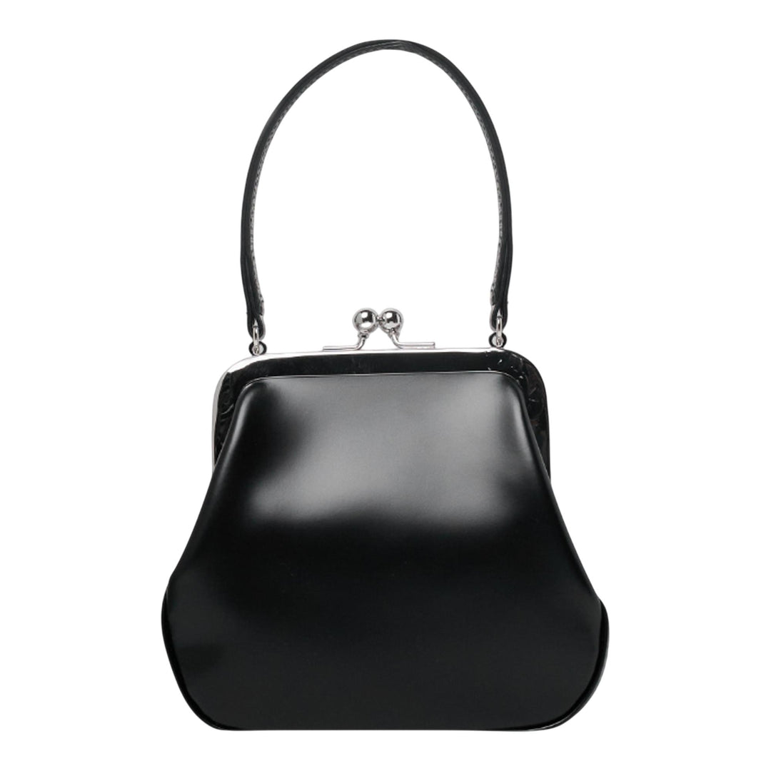 Club21 - COMME des GARCONS - Clasp Bag Round - TOP HANDLE - Black