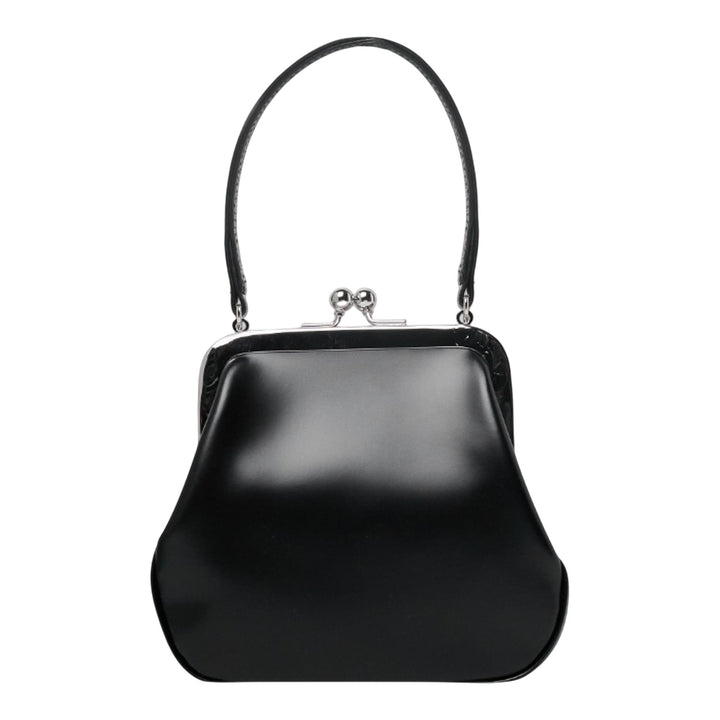 Club21 - COMME des GARCONS - Clasp Bag Round - TOP HANDLE - Black