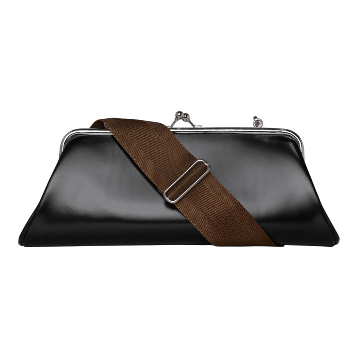 Club21 - COMME des GARCONS - Clasp Bag With Strap Medium - CROSS BODY - Black