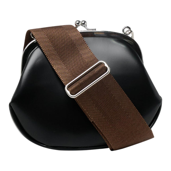 Club21 - COMME des GARCONS - Clasp Bag With Strap Medium - MINI BAGS - Black