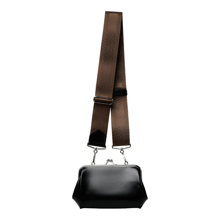 Club21 - COMME des GARCONS - Clasp Bag With Strap Small - CROSS BODY - Black