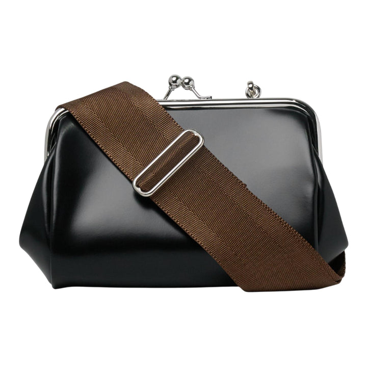 Club21 - COMME des GARCONS - Clasp Bag With Strap Small - CROSS BODY - Black