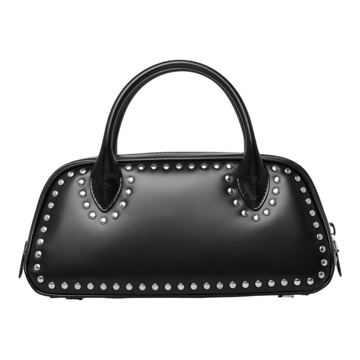 Club21 - COMME des GARCONS - Corti Handbag Small  Studs - TOP HANDLE - Black