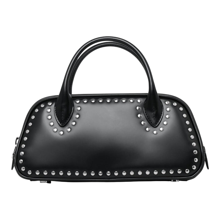 Club21 - COMME des GARCONS - Corti Handbag Small  Studs - TOP HANDLE - Black