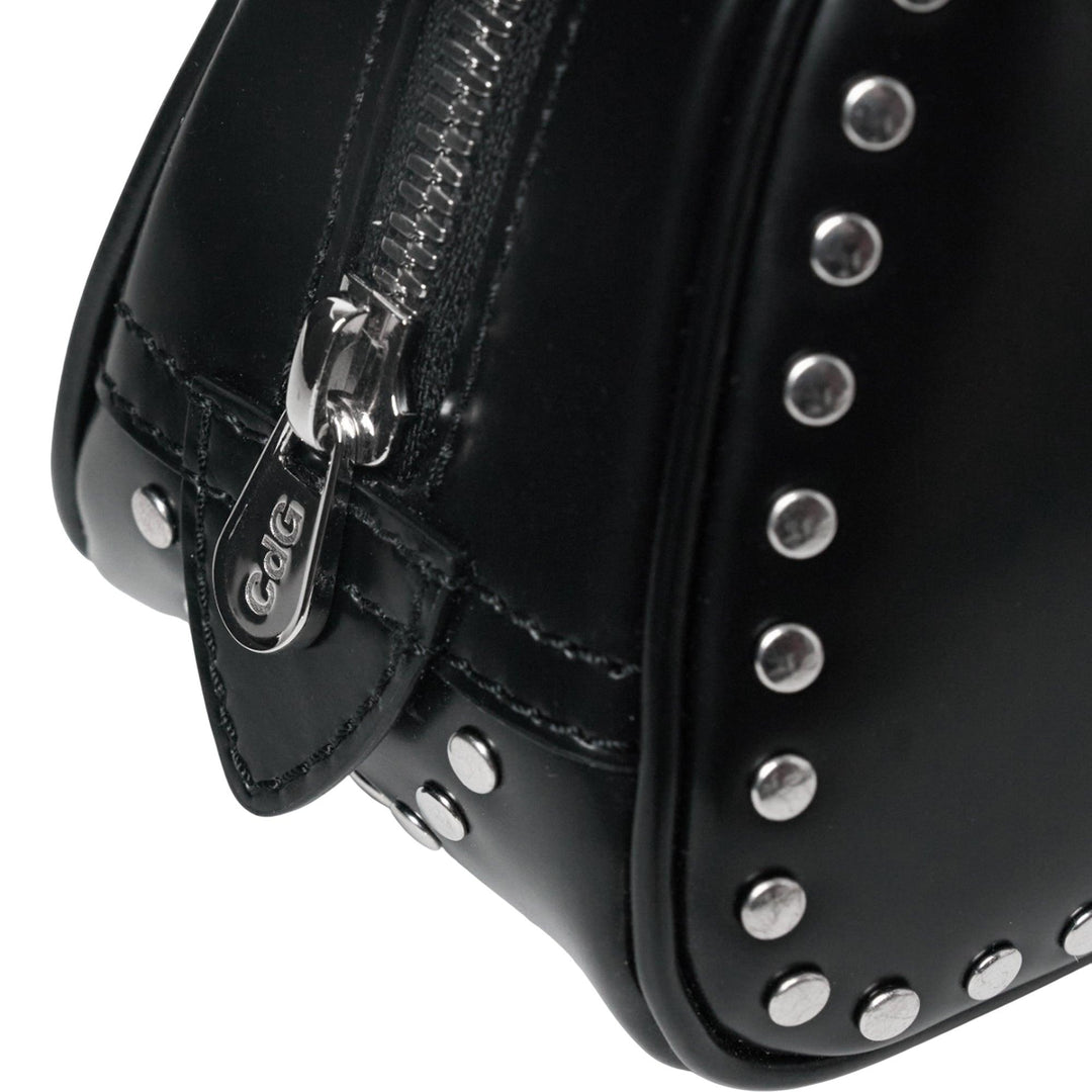 Club21 - COMME des GARCONS - Corti Handbag Small  Studs - TOP HANDLE - Black
