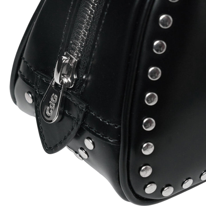 Club21 - COMME des GARCONS - Corti Handbag Small  Studs - TOP HANDLE - Black