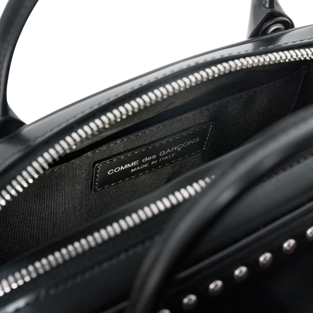 Club21 - COMME des GARCONS - Corti Handbag Small  Studs - TOP HANDLE - Black