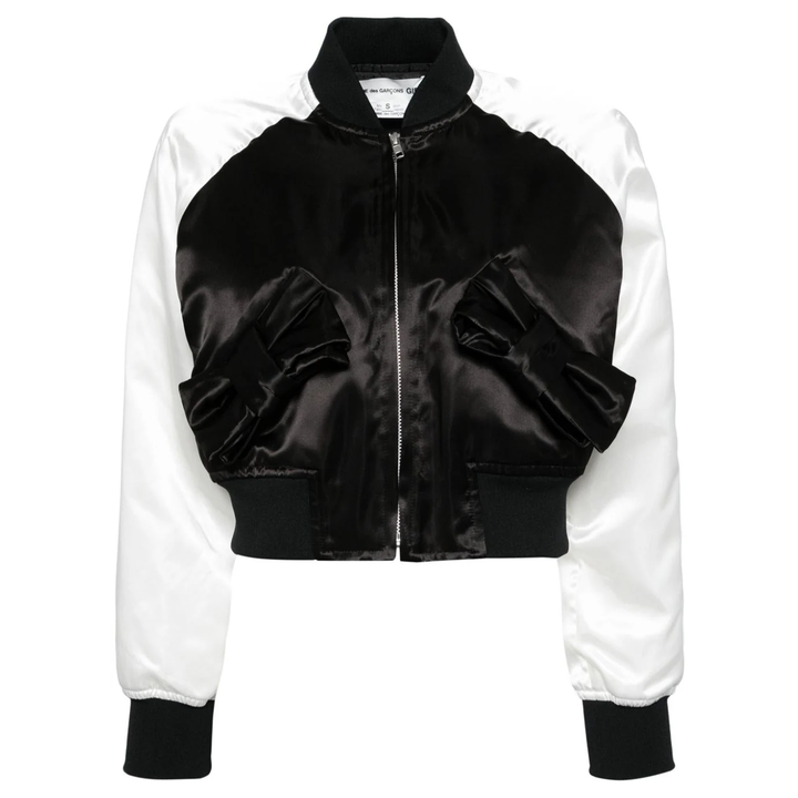 COMME_des_GARCONS_GIRL_Acetate_Satin_Jacket_Black