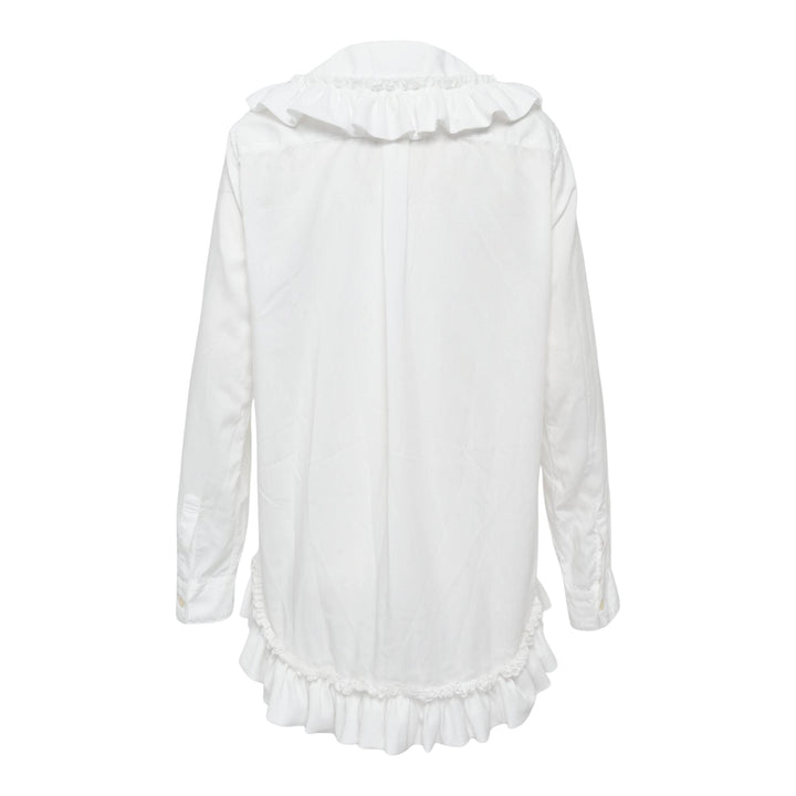 Club21 - COMME des GARCONS GIRL - Frilled Collar Blouse - BLOUSES - White