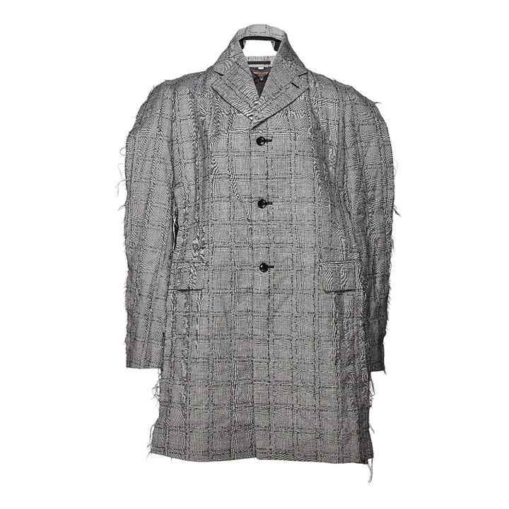 Glen Check Cut Out Jacket