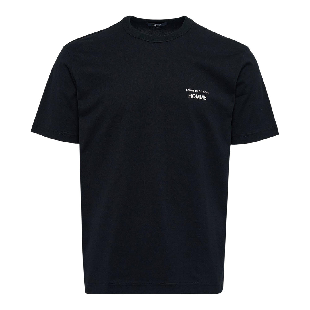 Club21 - COMME des GARCONS HOMME - Cotton Jersey Garment Print T-Shirt - TEES - Black
