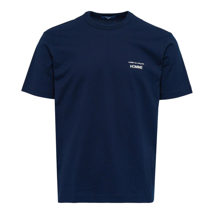 Club21 - COMME des GARCONS HOMME - Cotton Jersey Garment Print T-Shirt - TEES - Navy