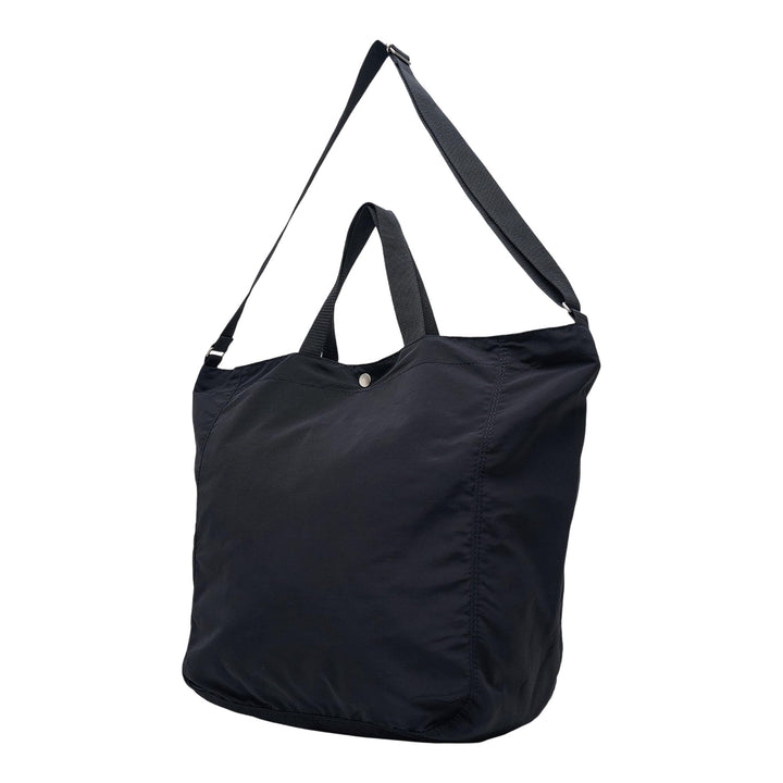 Club21 - COMME des GARCONS HOMME - Cotton Nylon Gros Grain Tote - TOTES - Black