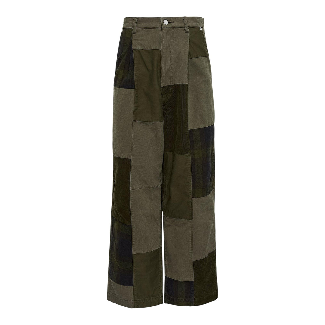 Club21 - COMME des GARCONS HOMME - Cotton Oxford X Multi Fabrics Pants - PANTS - Beige