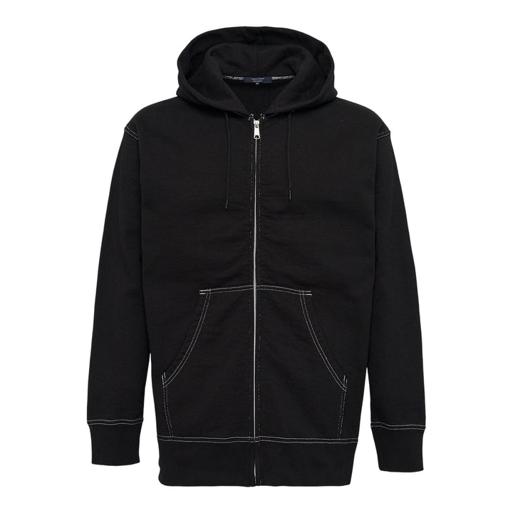 Club21 - COMME des GARCONS HOMME - Cotton Terry Cloth Garment Dye Sweater - SWEATERS - Black
