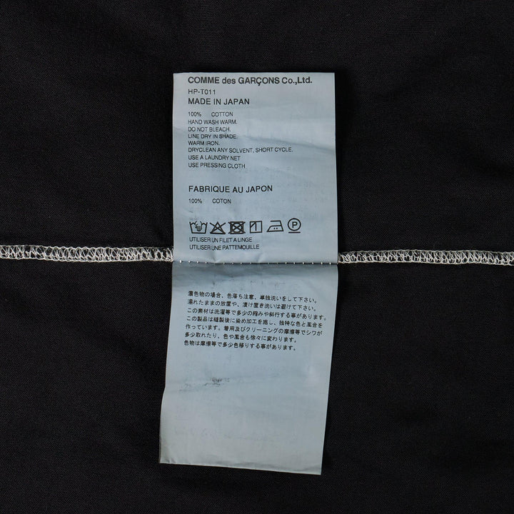 Club21 - COMME des GARCONS HOMME - Cotton Terry Cloth Garment Dye Sweater - SWEATERS - Black