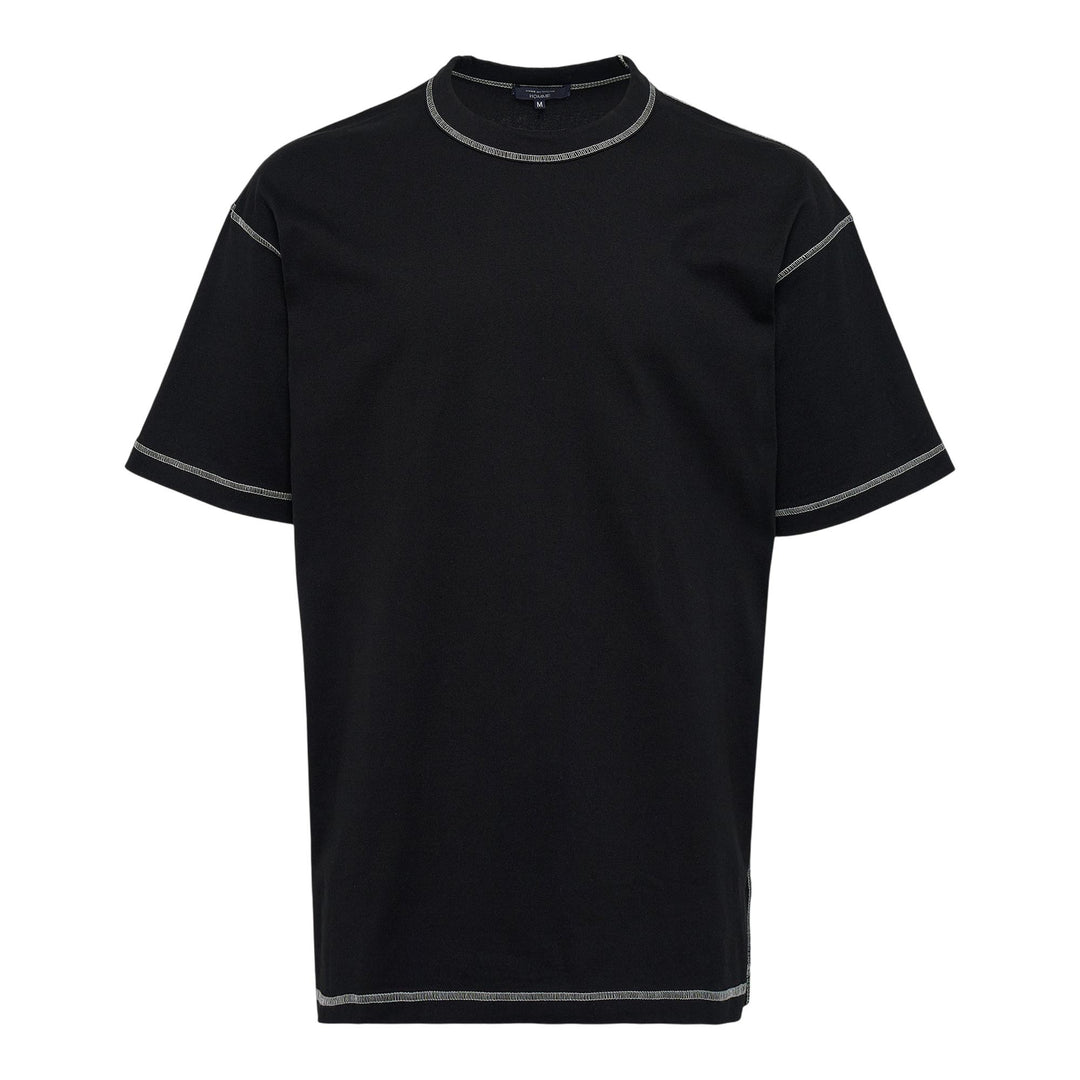 Club21 - COMME des GARCONS HOMME - Cotton Tight Tension Jersey T-Shirt - TEES - Black