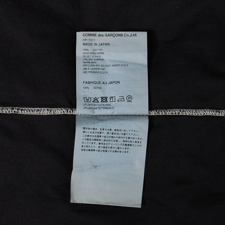 Club21 - COMME des GARCONS HOMME - Cotton Tight Tension Jersey T-Shirt - TEES - Black