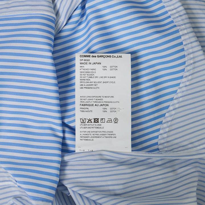 Club21 - COMME des GARCONS HOMME DEUX - Cotton Broad Stripe X Cotton Blouse - SHIRTS - Blue