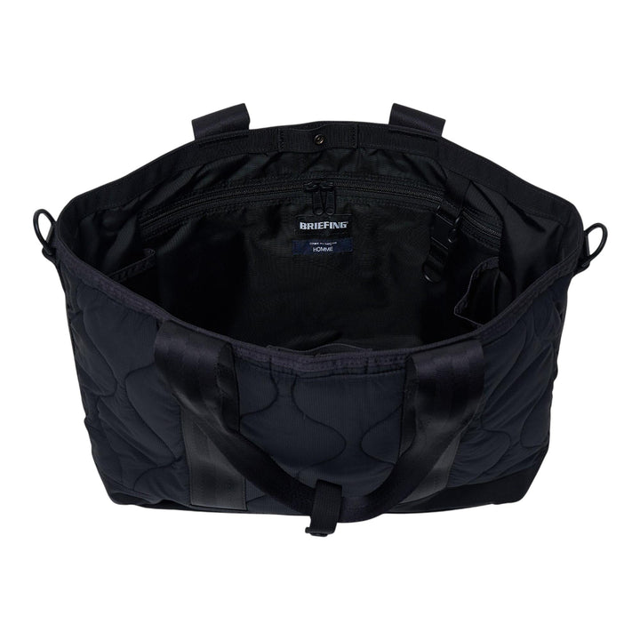 Club21 - COMME des GARCONS HOMME - Nylon Rip Quilting Briefing - TOTES - Black