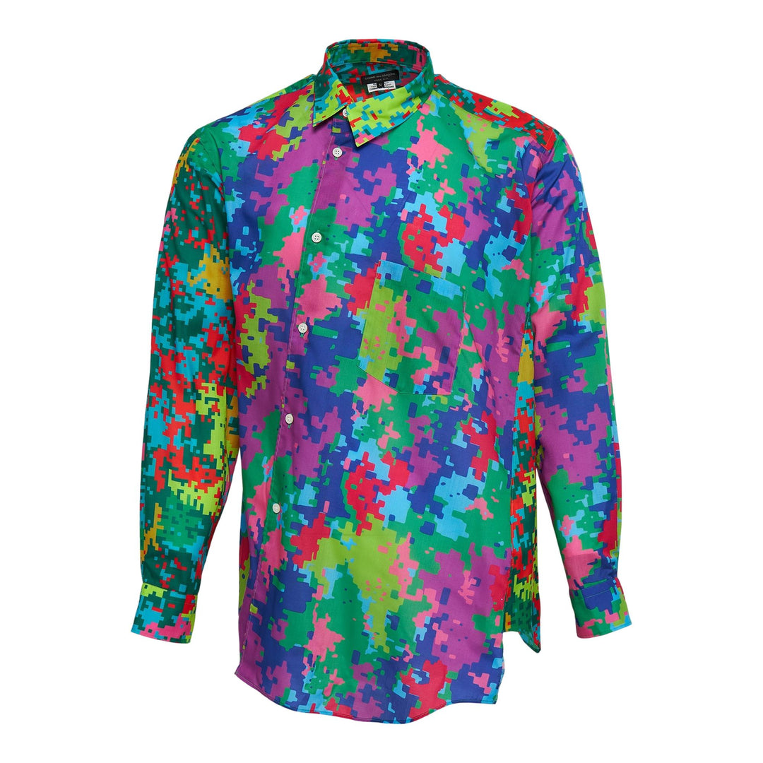 Club21 - COMME des GARCONS HOMME PLUS - Camo Pattern Long Sleeve Shirt - SHIRTS - Multi