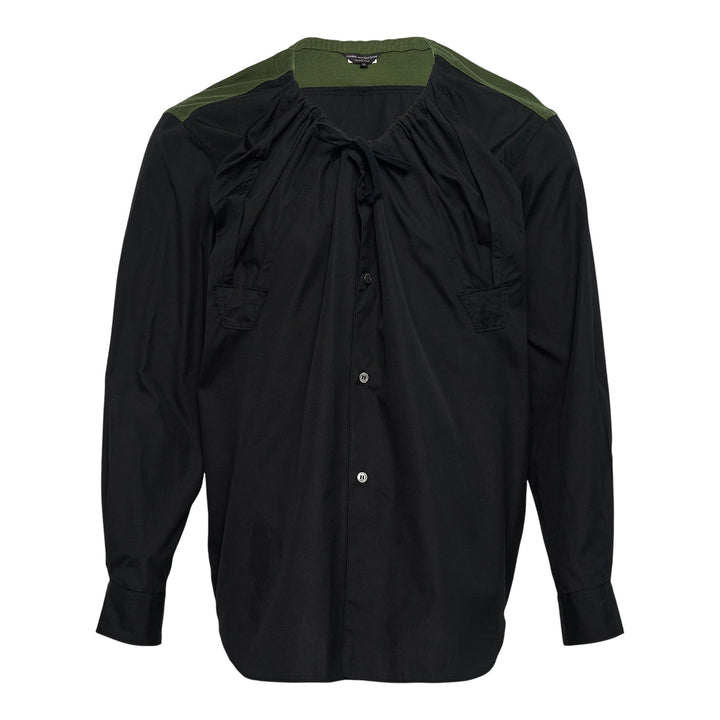 Club21 - COMME des GARCONS HOMME PLUS - Cotton Broad X Cotton Jersey Shirt - SHIRTS - Multi