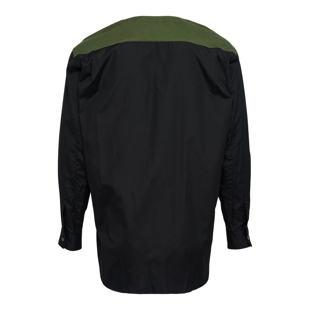 Club21 - COMME des GARCONS HOMME PLUS - Cotton Broad X Cotton Jersey Shirt - SHIRTS - Multi