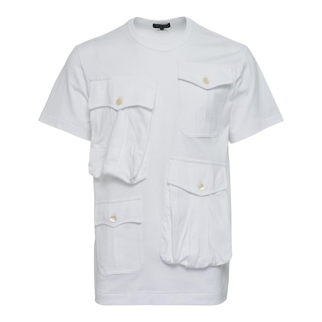 Club21 - COMME des GARCONS HOMME PLUS - Pocket T-Shirt - TEES - White