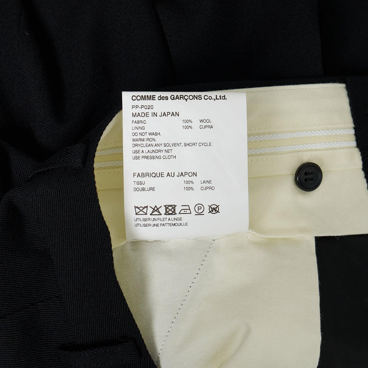 Club21 - COMME des GARCONS HOMME PLUS - Wool Covert Cloth Pants - SHORTS - Black