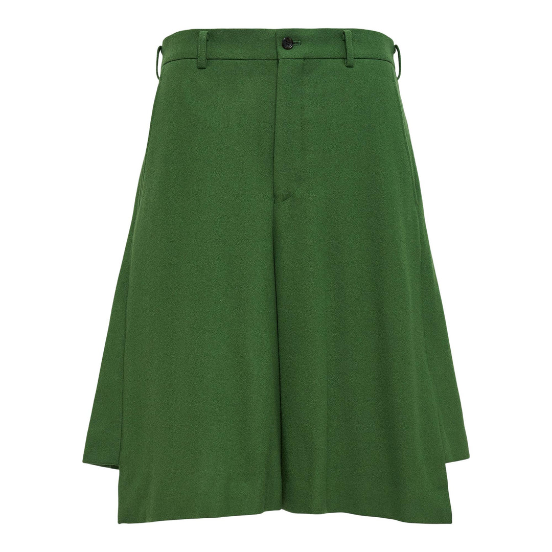 Club21 - COMME des GARCONS HOMME PLUS - Wool Flannel Pants - SHORTS - Olive