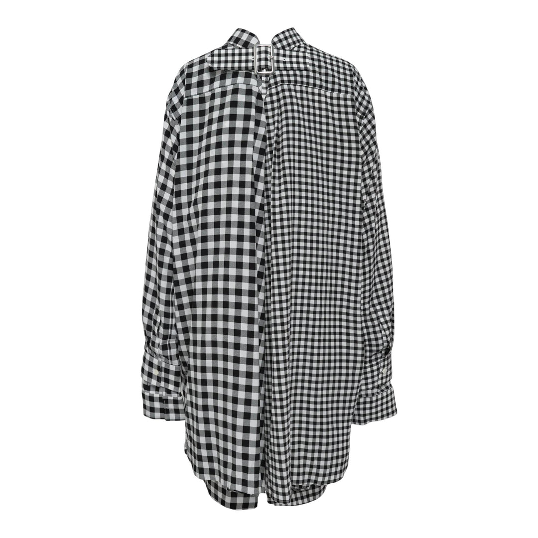Club21 - COMME des GARCONS - Multi Check Buckled Blouse - BLOUSES - Multi