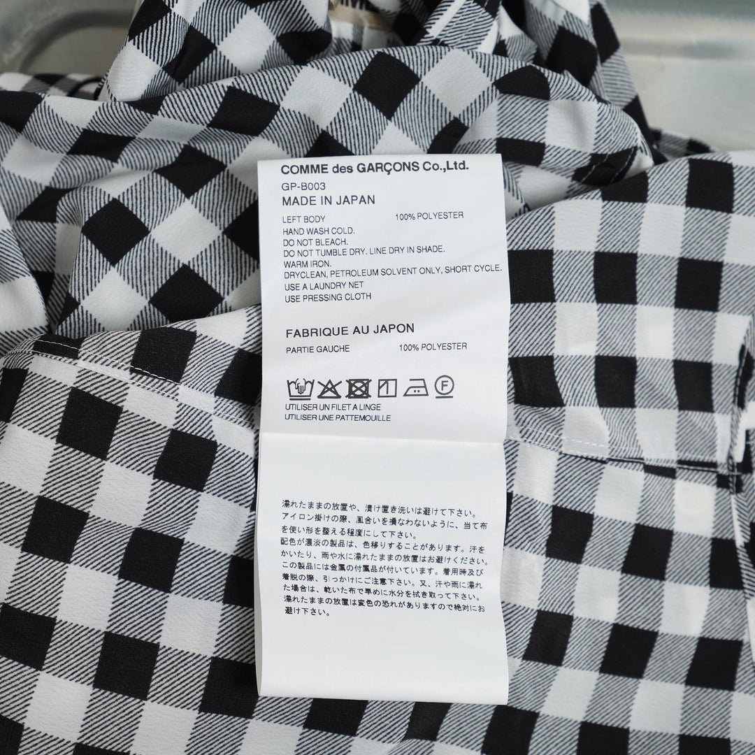 Club21 - COMME des GARCONS - Multi Check Buckled Blouse - BLOUSES - Multi