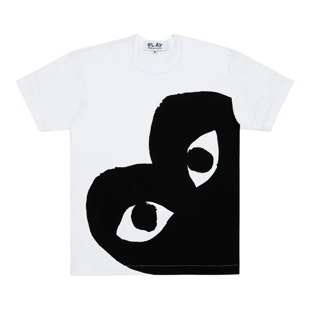 Club21 - COMME des GARCONS PLAY - Black Heart T-Shirt Unisex - TEES - White