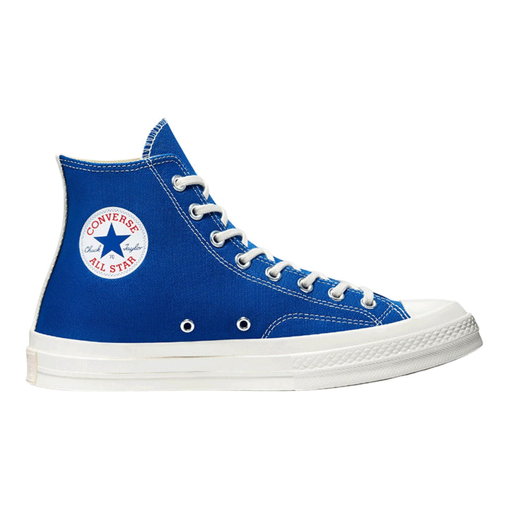 Club21 - COMME des GARCONS PLAY CONVERSE - Converse Black Heart Blue High Top - SNEAKERS - Blue