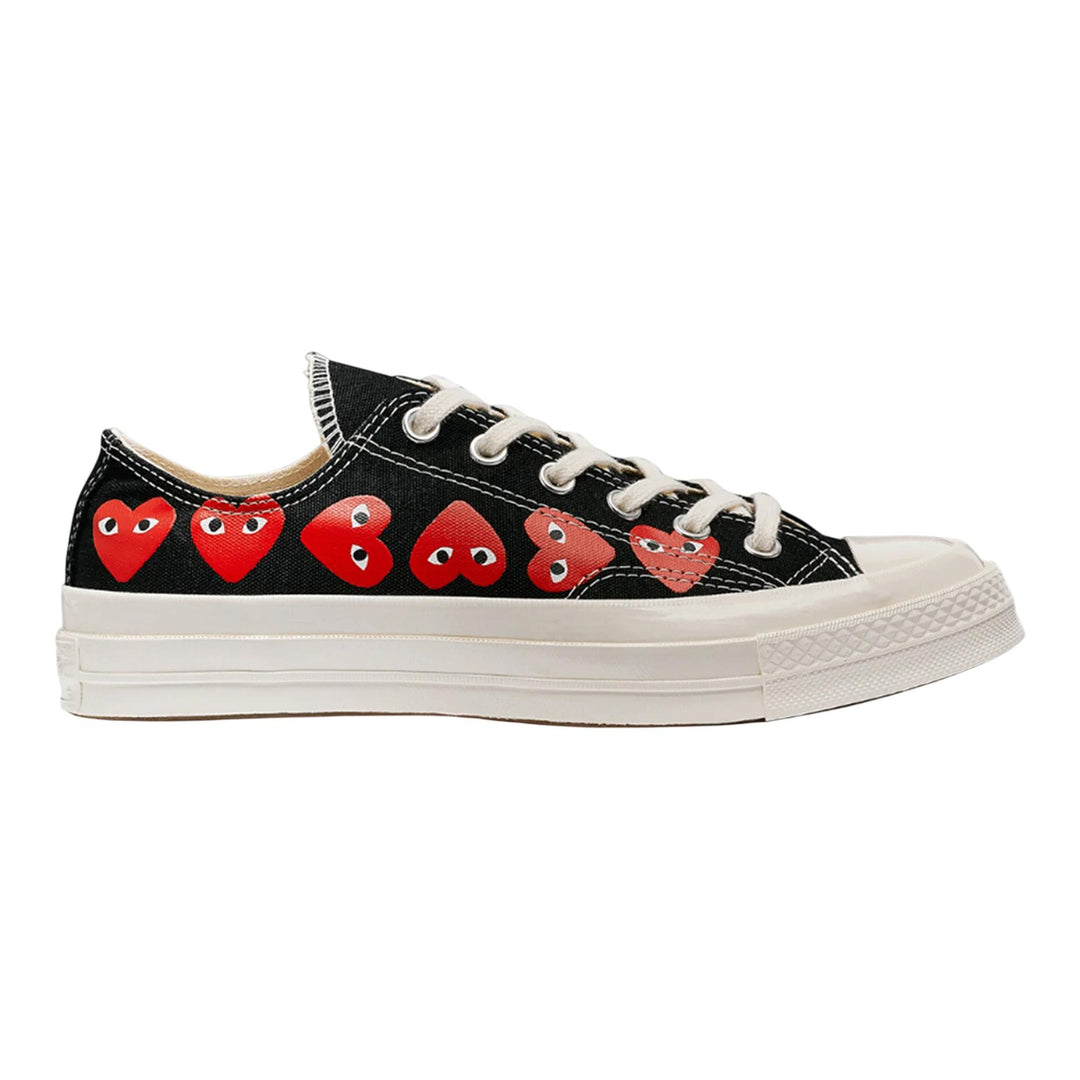 Club21 - COMME des GARCONS PLAY CONVERSE - Ct70 Low Top Multi Heart - SNEAKERS - Black