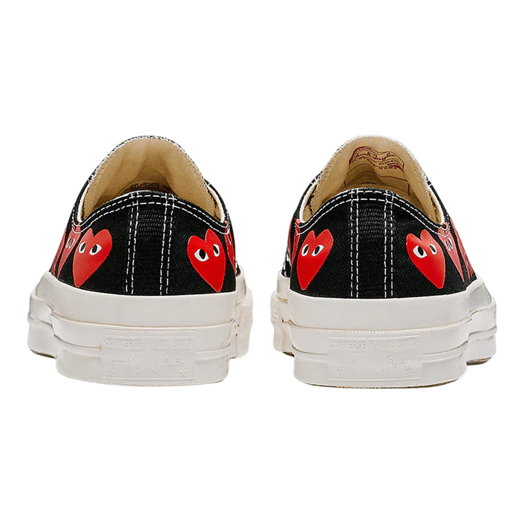 Club21 - COMME des GARCONS PLAY CONVERSE - Ct70 Low Top Multi Heart - SNEAKERS - Black