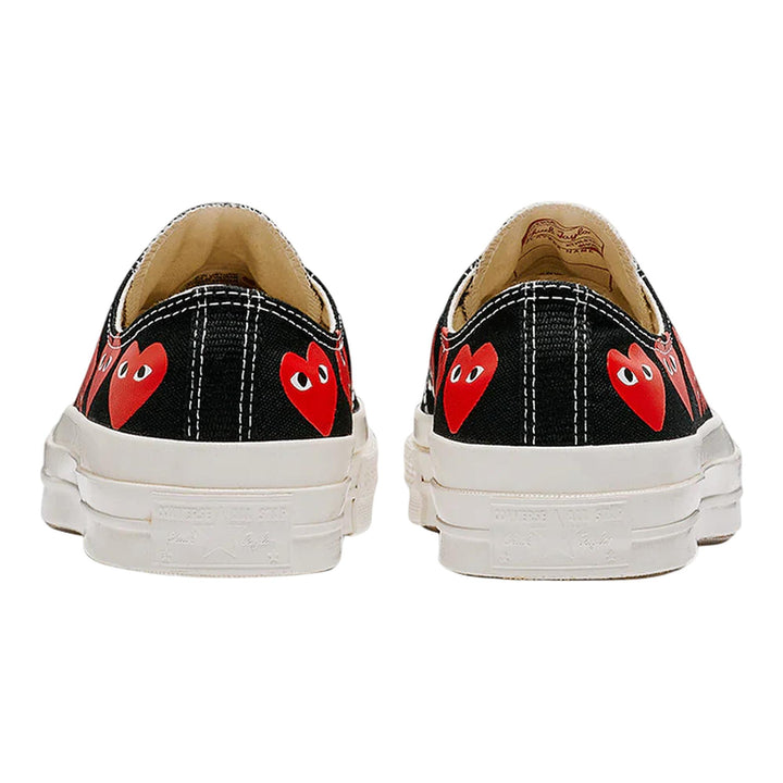 Club21 - COMME des GARCONS PLAY CONVERSE - Ct70 Low Top Multi Heart - SNEAKERS - Black