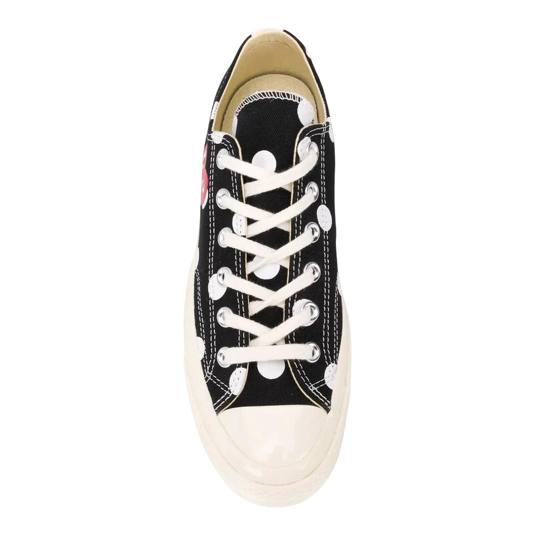 Club21 - COMME des GARCONS PLAY CONVERSE - Ct70 Low Top Polka Dot - SNEAKERS - Black