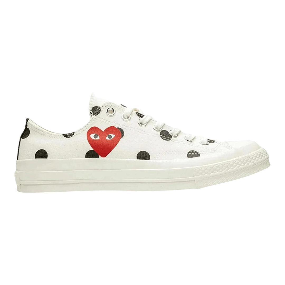 Club21 - COMME des GARCONS PLAY CONVERSE - Ct70 Low Top Polka Dot - SNEAKERS - White