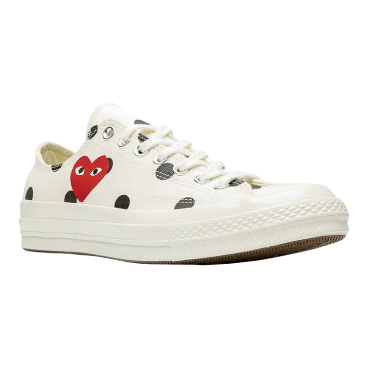 Club21 - COMME des GARCONS PLAY CONVERSE - Ct70 Low Top Polka Dot - SNEAKERS - White