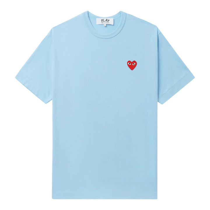 Club21 - COMME des GARCONS PLAY - Neon Red Heart Tee Unisex - TEES - Blue