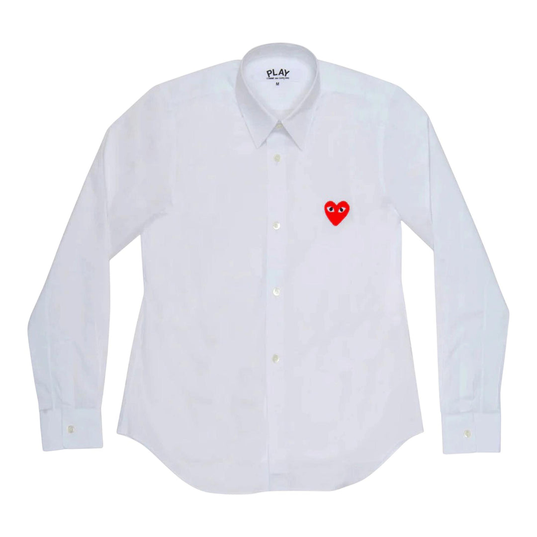 COMME-des-GARCONS-PLAY-Long-Sleeve-Shirt-With-Red-Emblem-Men-White-1
